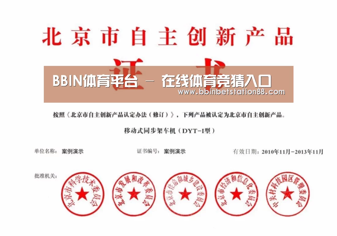 BBIN地址荣誉证书四(图1)